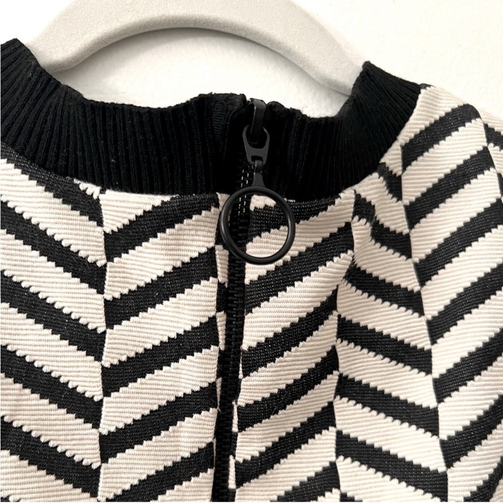 Zara Mod Mini Pattern Dress - Picture 3 of 8